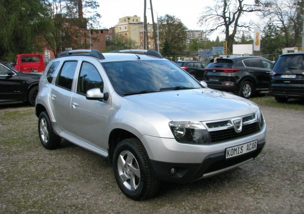 Dacia Duster cena 25900 przebieg: 142947, rok produkcji 2013 z Bytom Odrzański małe 631